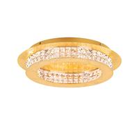 Plafonnier PRINCIPE LED 10X3,15W en acier or D500mm