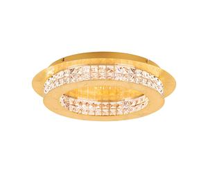 Plafonnier PRINCIPE LED 10X3,15W en acier or D500mm