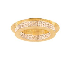 Plafonnier PRINCIPE LED 14X3,15W en acier or D700mm