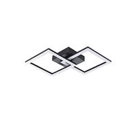 PLAFONNIER PROFILES LED NOIR 2X10W 2600 LUM 4000K 52.5x31CM