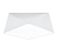 Plafonnier PVC Blanc E27 2 Hexa