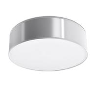 Plafonnier PVC Gris E27 2 Arena