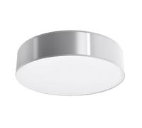Plafonnier PVC Gris E27 4 Arena