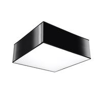 Plafonnier PVC Noir E27 1 Horus