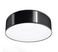 Plafonnier PVC Noir E27 2 Arena