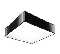 Plafonnier PVC Noir E27 2 Horus