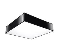Plafonnier PVC Noir E27 4 Horus