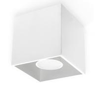 Plafonnier Aluminium Blanc GU10 1 Quad