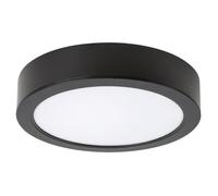 Plafonnier - RABALUX - Shaun2 - 15W - 4000K - Détecteur rond - IP20 - Noir