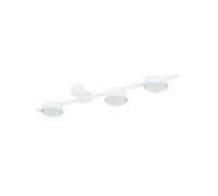 Plafonnier Rectangulaire Blanc L:59Cm Moderne 3X GX53 Salon Couloir