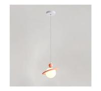 Plafonnier Réglable En Acrylplanète -Pendu Pour Îlot de Cuisine, Blanc Àpension, Culot G9, Pour Salon, Chambre À Coucher, Chevet/Rose/A
