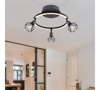 Plafonnier Réglable LED Luminaire de Salon Noir B Big.ligt