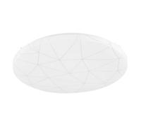 Plafonnier RENDE LED 19,5W en acier blanc D380mm