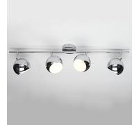 Plafonnier Rétro Cuisine En Chrome E14 Lampe De Plafond Métal À Bras Réglable