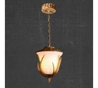 Plafonnier rétro en bois de cerf pour bureau, restaurant, vintage, corne de cerf, lampe d'étude, lampe de terrasse, chambre à coucher, lampe créative en résine pour allée, abat-jour en verre, 1