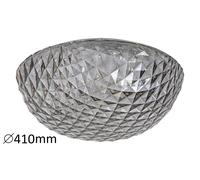 Plafonnier rond en acrylique 41 cm LED 24W gris cendré Jillian 6967 Rabalux