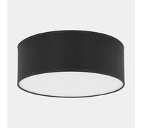 Plafonnier Rond En Tissu Ø 45 Cm Noir Anti Éblouissant Lampe De Chambre À Couche