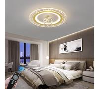 Plafonnier Rond LED avec télécommande 100 cm Grande Lampe de Salon en Acrylique personnalisé adapté pour Chambre à Coucher, Bureau, hôtel, Cuisine, doré, l