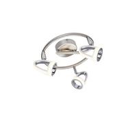 Globo - Plafonnier rond LED design Rodrik - Argent mat - Rodrik Argent G