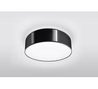 Plafonnier Rond Noir Ø35Cm Lampe De Plafond Lampe De Cuisine Éclairage Moderne