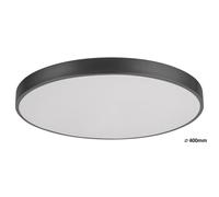 Plafonnier rond Rabalux abat-jour en plastique blanc LED intégrée de 36W.