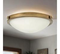 Elstead Lighting Collier plafonnier 3x40 W laiton HK-COLLIER-F-M