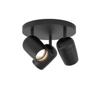 Plafonnier Rond Triple Astro Koto Mat Noir