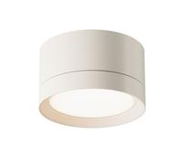 Plafonnier Ronde Cuisine Aluminium Blanc Ø8,5 Cm GX53 Applique