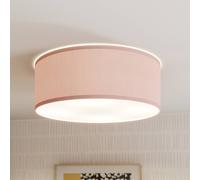 Plafonnier Rondo Kids TK Lighting, dimmable, violet / rose, Chambre d'enfant, Textile / Tissu / Soie, Moderne, Plafonnier