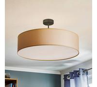 Plafonnier Rondo TK Lighting, dimmable, beige, Chambre à coucher, Textile / Tissu / Soie, Moderne, Plafonnier Tissu
