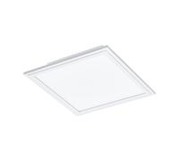 Plafonnier SA1 LED 14W en aluminium et acier blanc 300x300x50mm