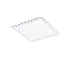 Plafonnier SA1 LED 14W en aluminium et acier blanc 300x300x50mm