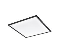 Plafonnier SA1 LED 33W en aluminium et acier noir 595x595x50mm