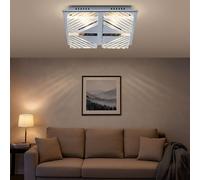 Plafonnier Salle à Manger Éclairage LED En Carré Design Aluminium