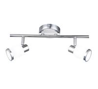 Plafonnier salon éclairage spot verre spot orientable chrome lampe couloir