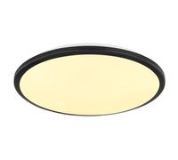 Plafonnier salon lampe plafonnier cuisine lumière noir LED D 35 cm