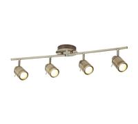 Plafonnier Samson, laiton antique, 4 ampoules