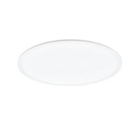 Plafonnier SARSINA LED 36W en aluminium blanc D600mm