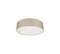 Plafonnier Selina Gris Papier 3-Flamme Rond Moderne Convivial Salon Lampe