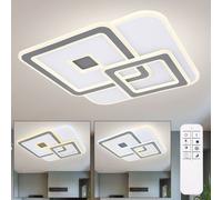 Plafonnier Smart Télécommande Dimmable Lumière Du Jour Blanc LED L 50cm