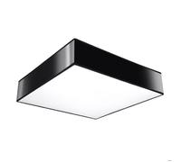 Plafonnier Sollux Lighting HORUS - E27 - Noir - 55x11 cm