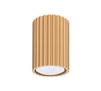 Sollux Lighting Plafonnier Karbon 10 Aluminium doré 1 spot GU10 dimmable