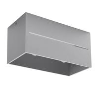 Plafonnier - SOLLUX - LOBO 2 - 2 Ampoules - Gris - Moderne Loft Design pour Chambre Salon Escalier Couloir