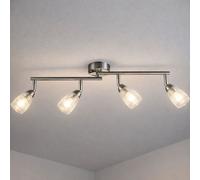 Plafonnier Spot Bar Plafonnier Spot 4 Flammes Mobile LED L 60Cm
