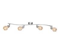 Plafonnier spot bar spot plafond 4 flammes lampe de salon lampe de table à manger, 4x E14, LxlxH 82 x 8 x 19