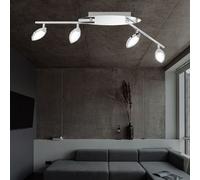 Plafonnier Spot Barre Spot Lampe LED 4 Flammes Dimmable Projecteur Réglable