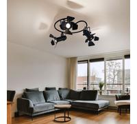 Plafonnier Spot Lampe De Cuisine Projecteur Mobile 3 Flammes