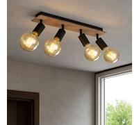 Plafonnier Spot Lampe De Salon Mobile 4 Flammes Lampe En Bois