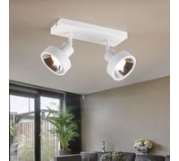 Plafonnier Spot Lampe Pivotante Lampe De Chambre Blanche L 28 Cm