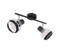 Couvrir Spot Lampe Mobile Spot Chanvre Métal Grille Noir Big.light